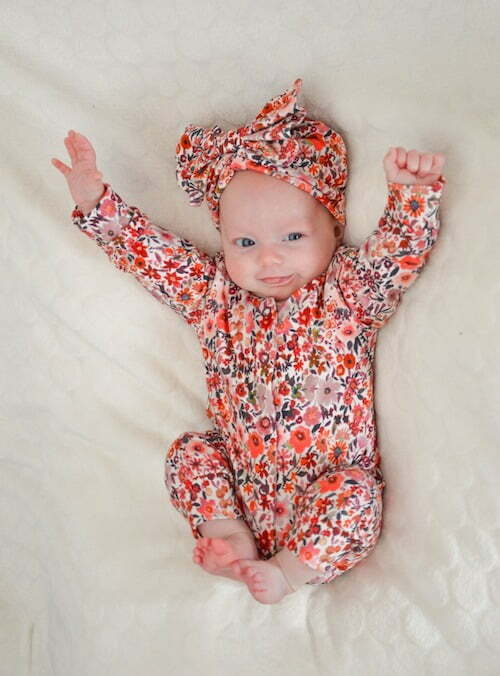 baby turban met strik
