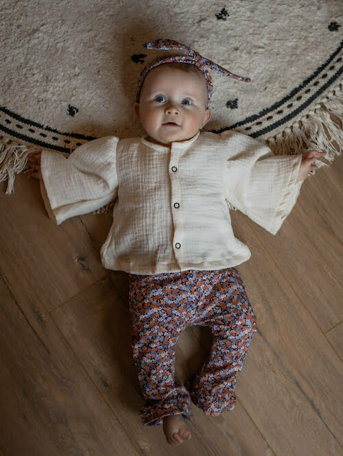 vlinderblouse baby meisje shirt hydrofiel